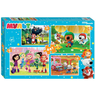 Пазл Puzzle 4 в 1 Мульт Step Puzzle 92317 01